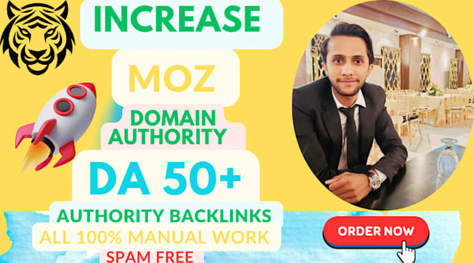 Gig Preview - Increase moz da 50 plus guaranteed