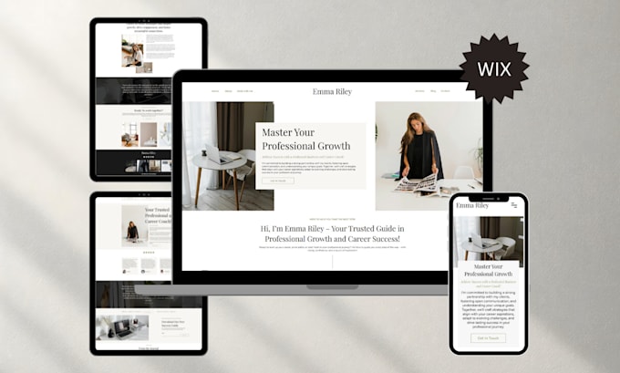 Gig Preview - Develop wix website design and redesign