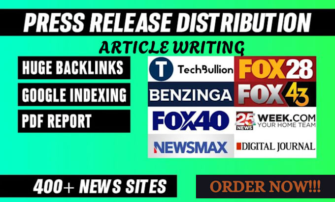 Gig Preview - Write your articles, blogs, press release and distribute it to your choice sites