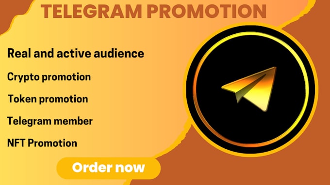 Gig Preview - Do super organic telegram growth, telegram marketing ads, crypto promotion