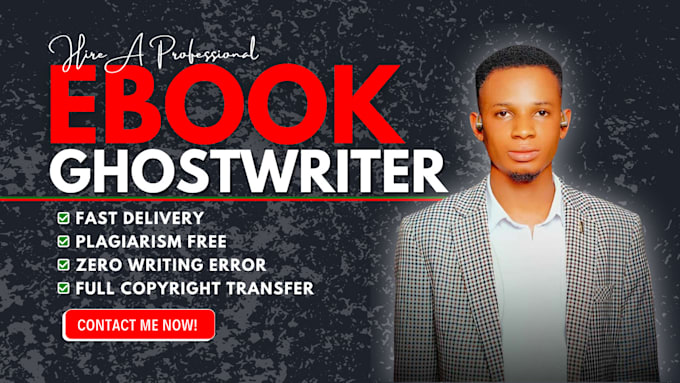 Gig Preview - Ghostwrite 30k ebook writer, self help book, christian book, amazon book editing