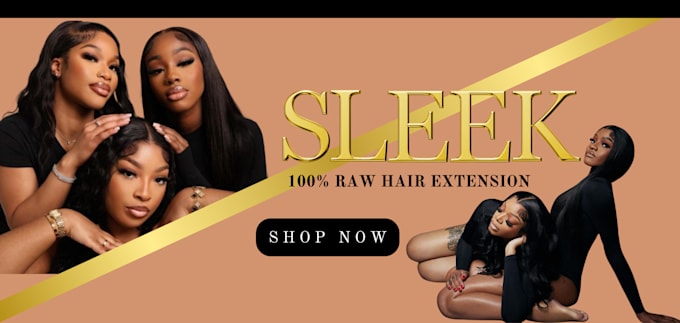 Gig Preview - Hair extension website hair extension shopify store hair extension website