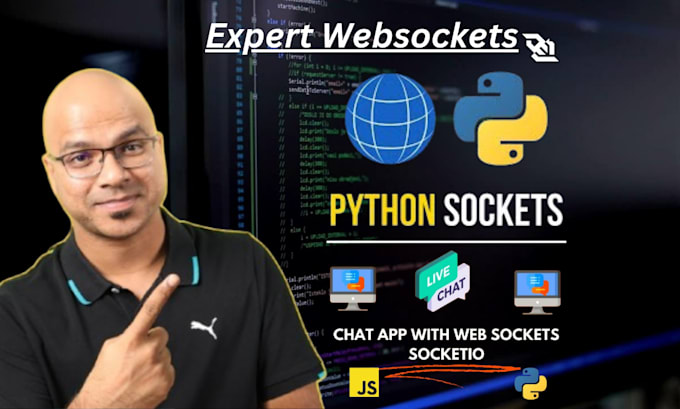 Gig Preview - Do socket programming, websocket, chatbot, api python coding