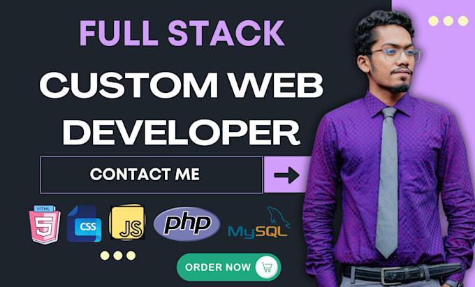 Gig Preview - Do custom website development with PHP laravel and build full stack website