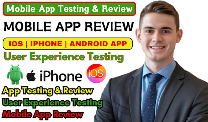 Gig Preview - Do app testing and website testing QA iphone ios and android user manual testing