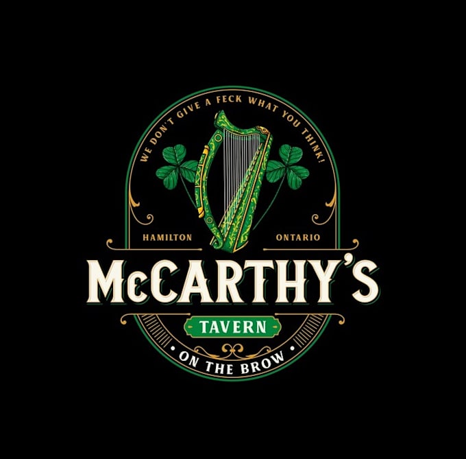 Gig Preview - Do eye catching humorous logo for an irish pub suitable