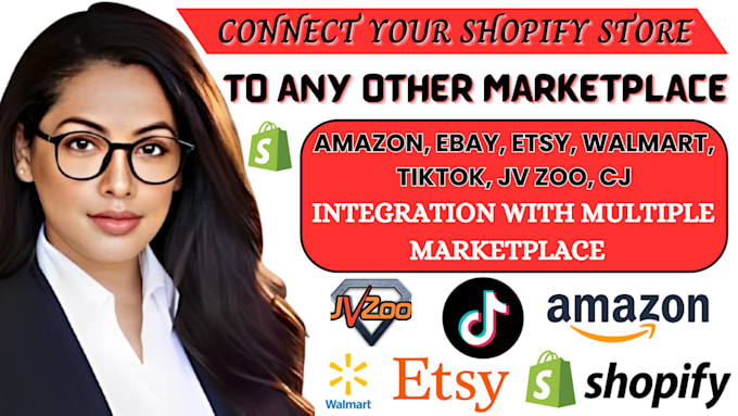 Bestseller - connect your shopify store to market place, etsy ebay amazon walmart