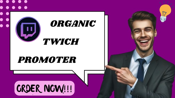 Bestseller - grow your twitch channel for promotion gain more live viewers, chatters