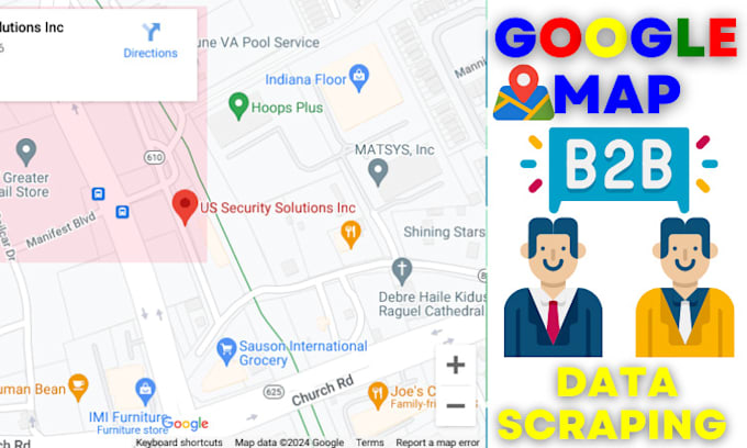 Bestseller - do google map web scraping for b2b lead generation, scrape gogle map emails