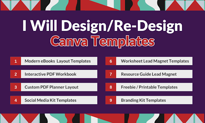 Gig Preview - Design or redesign pdfs, lead magnets, ebooks, and templates in canva