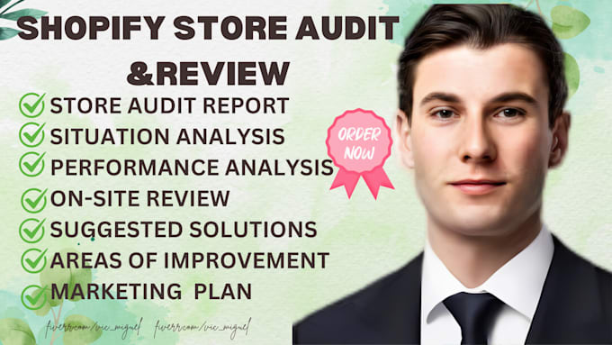 Gig Preview - Audit and review shopify store, consult to improve and boost sales