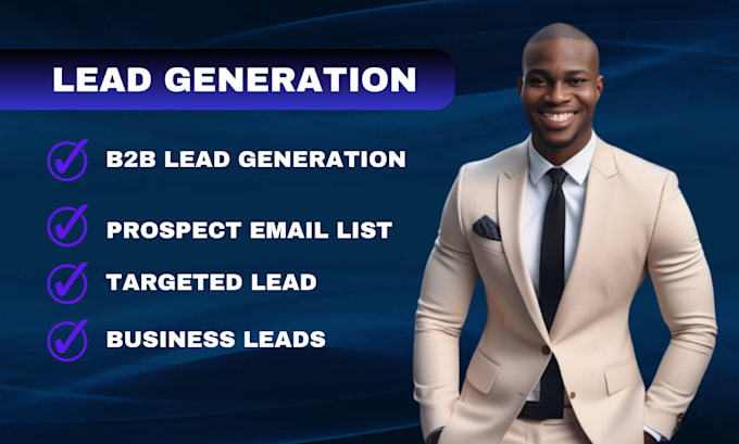 Gig Preview - Do b2b lead generation email list building for any industry