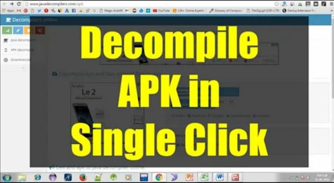 Gig Preview - Decompile, recompile apk or app bundle with source code android app modification