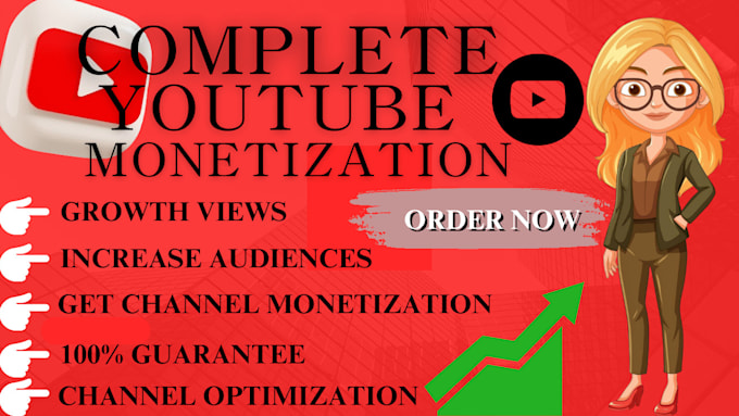 Bestseller - complete youtube promotion for monetization