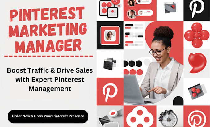 Gig Preview - Do creative pins and boards as a pinterest marketing manager social media expert