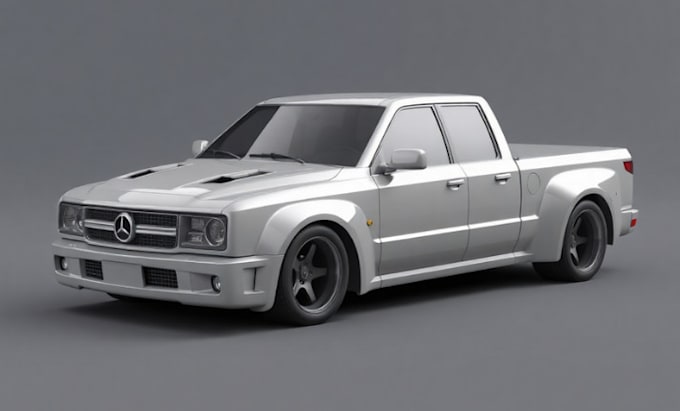 Gig Preview - Do 3d car modeling rendering, car modeling, 3d truck, vehicle for 3d printing