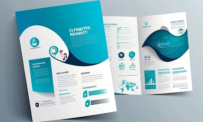 Bestseller - design 2025 flyer bifold, trifold, postcard, brochure, poster or leaflet in 6hrs