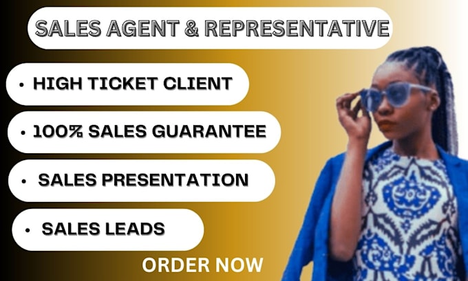 Gig Preview - Sales closer sales rep sales agent be your virtual assistant telemarketing