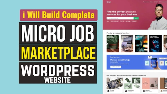 Gig Preview - Create a freelancing marketplace website or a micro job platform