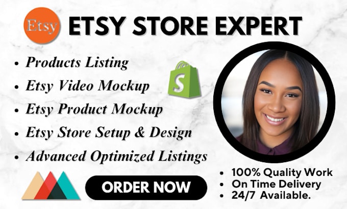 Gig Preview - Do etsy video mockup etsy listing product mockup etsy seo etsy design shop setup