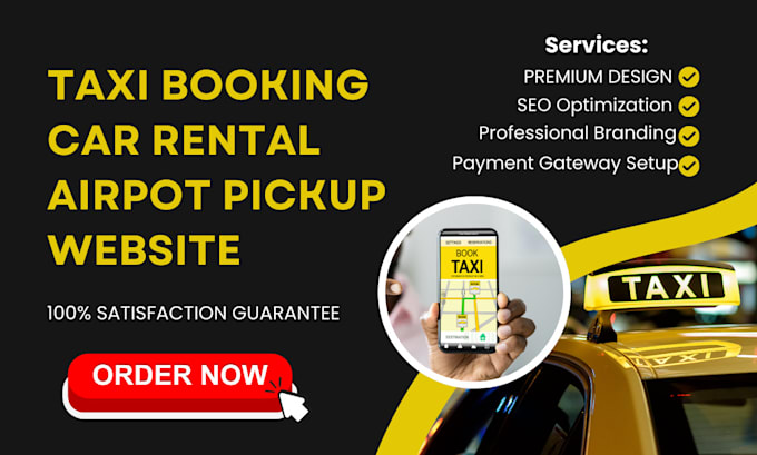 Bestseller - build chauffeur limousine taxi booking website car rental website airport pickup