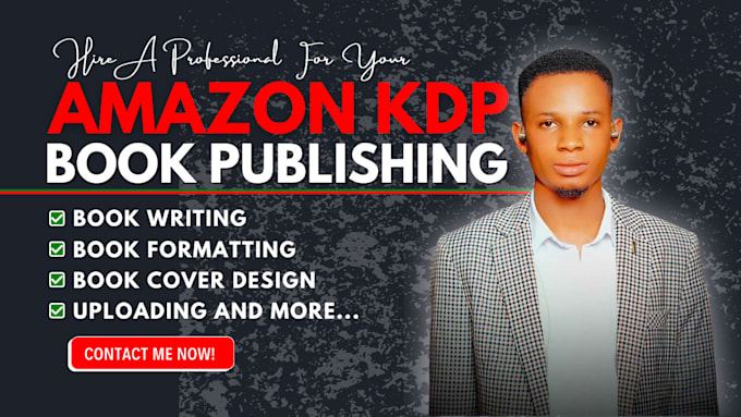 Gig Preview - Format your book for amazon KDP print paperback and do kindle book promotion ads