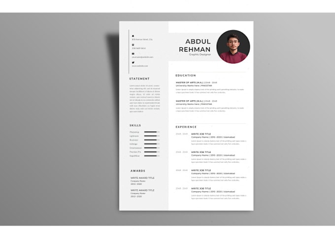 Gig Preview - Design professional resume that enhances career prospective