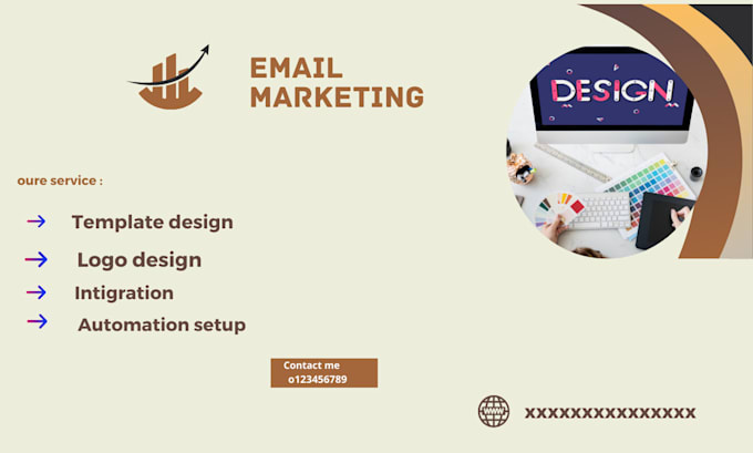 Gig Preview - Design an editable mailchimp email template