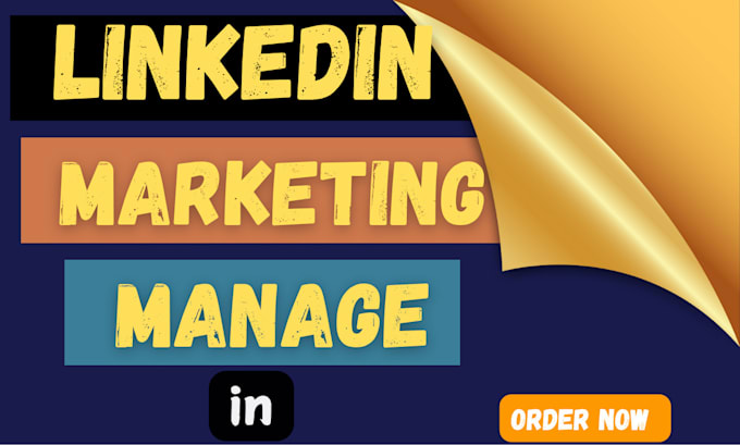 Gig Preview - Be your linkedin marketing manager for growing and content creator