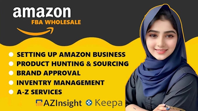 Gig Preview - Be your amazon fba wholesale virtual assistant