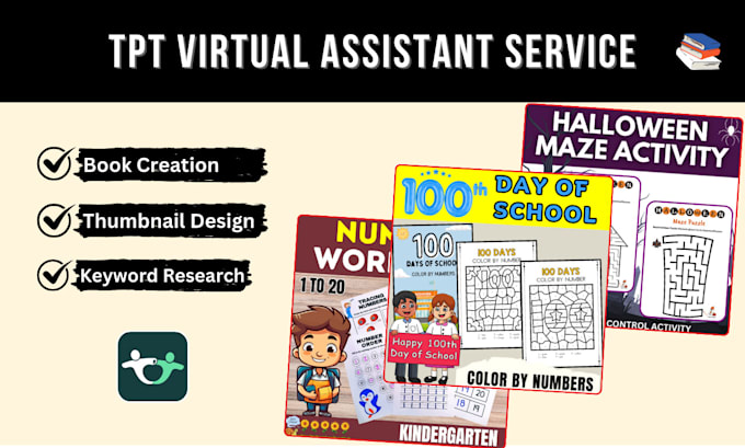 Gig Preview - Be your virtual assistant for teachers pay teachers store