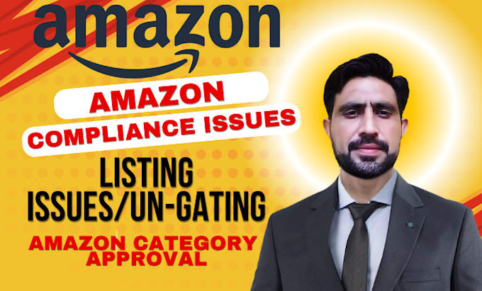 Gig Preview - Help you in amazon compliance and listing issues, category approval