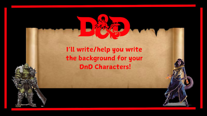 Gig Preview - Write your character bio