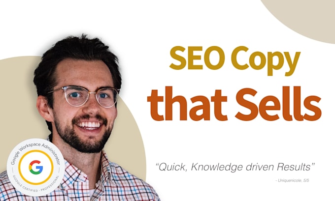 Gig Preview - Provide SEO driven copy that sells