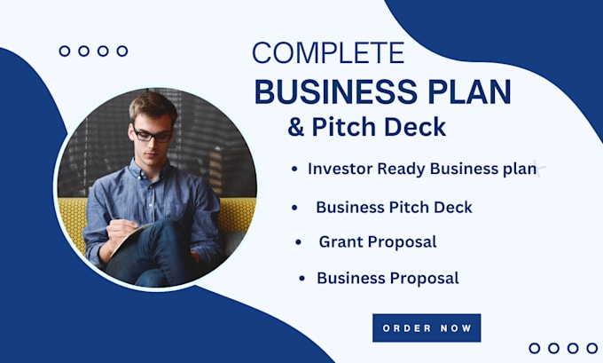 Gig Preview - Do business plan, grant and business proposal, pitch deck, financial projection