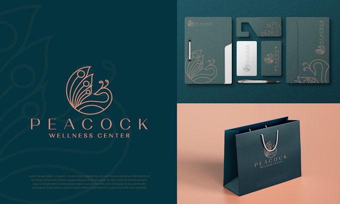 Gig Preview - Design modern luxury logo with brand style guides, brand kit and rebranding