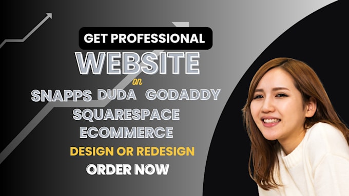 Gig Preview - Squarespace ecommerce website, snapps, duda, godaddy website design