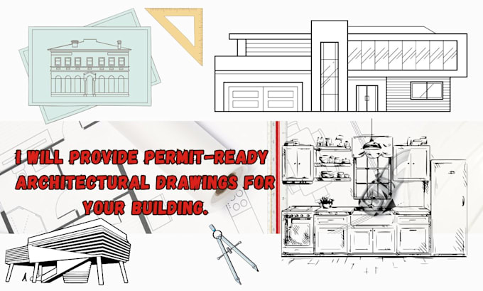 Gig Preview - Create permit ready architectural drawings for your building