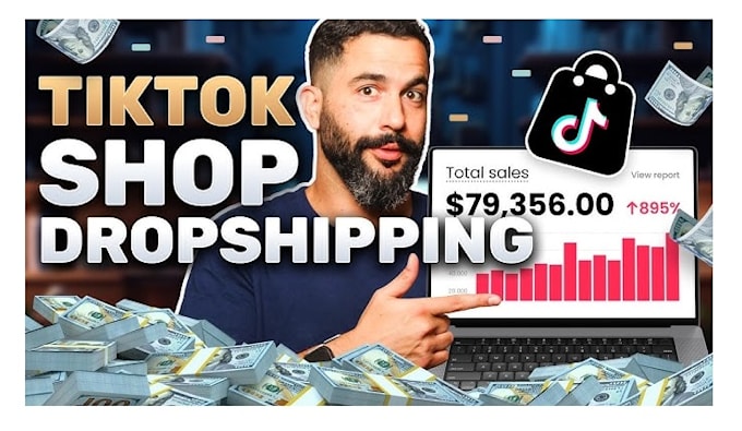 Gig Preview - Do tiktok shop drop shipping with product hunting listing