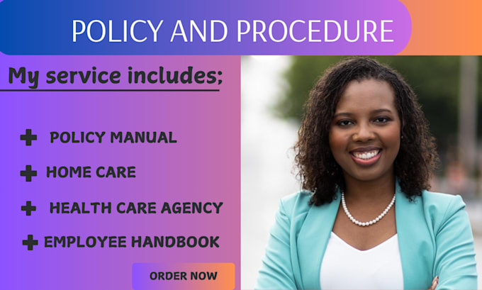 Bestseller - write policy and procedure manual, home care, health care agency