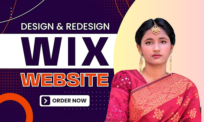 Gig Preview - Design or redesign your wix website professional, responsive and seo optimized