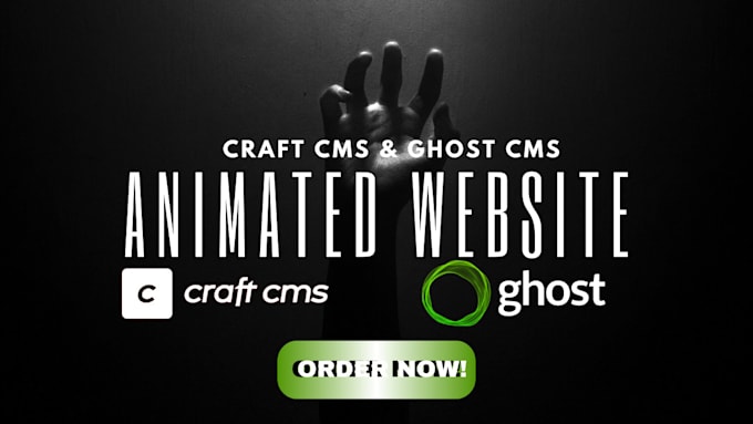 Bestseller - develop interactive webflow website with craft cms or ghost cms