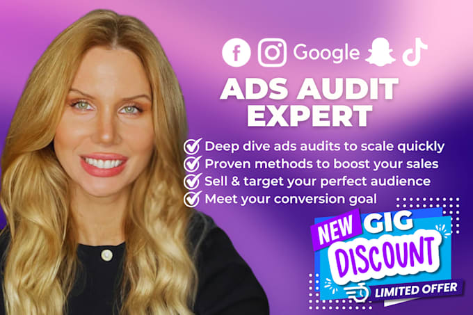 Gig Preview - Audit your ad campaigns