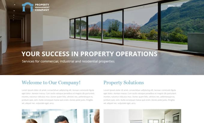 Gig Preview - Build property management website hostel booking vacation rental website