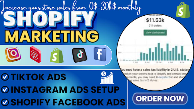 Bestseller - do shopify facebook ads, instagram ads or sales funnel to boost shopify sales