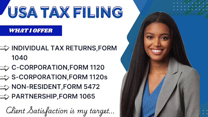 Gig Preview - Prepare sign file and minimize your tax returns as a CPA