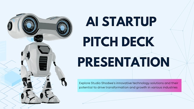 Gig Preview - Create an investor ready ai startup pitch deck powerpoint presentation