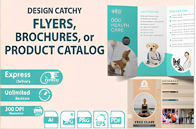 Gig Preview - Indesign product catalog business brochure trifold brochure design sales catalog