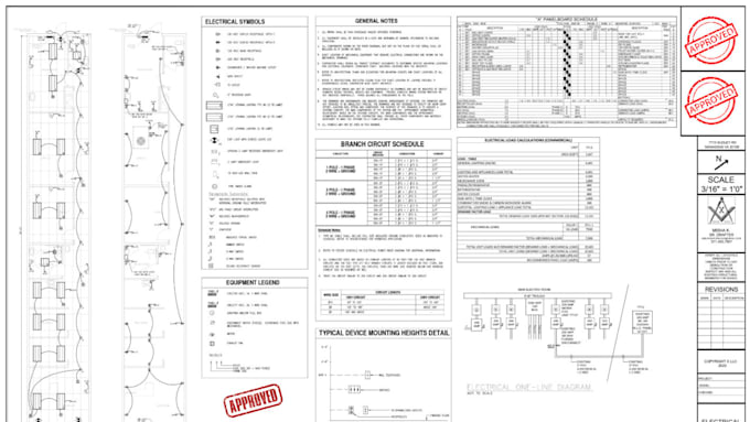 Gig Preview - Do pe stamp USA cities licensed permit for architectural and structural drawings