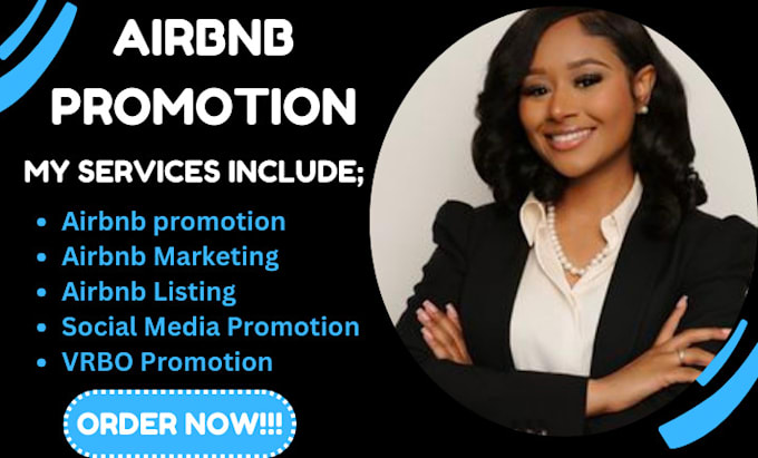 Gig Preview - Do airbnb promotion booking vrbo marketing airbnb listing SEO to boost booking